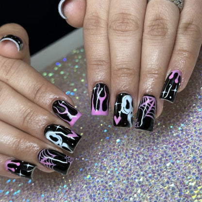 Halloween-Themen Nagelkunst Set Brehn