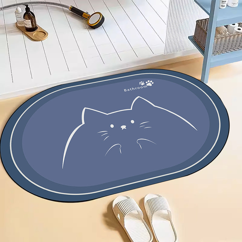 Kat-themed Badmatte Brehn