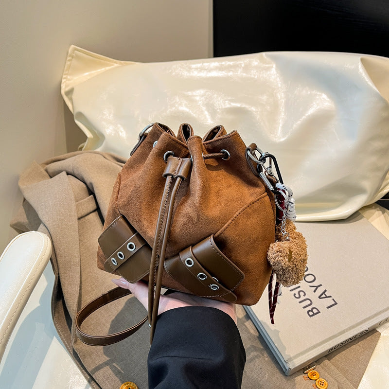 Suede Bucket Bag Brehn