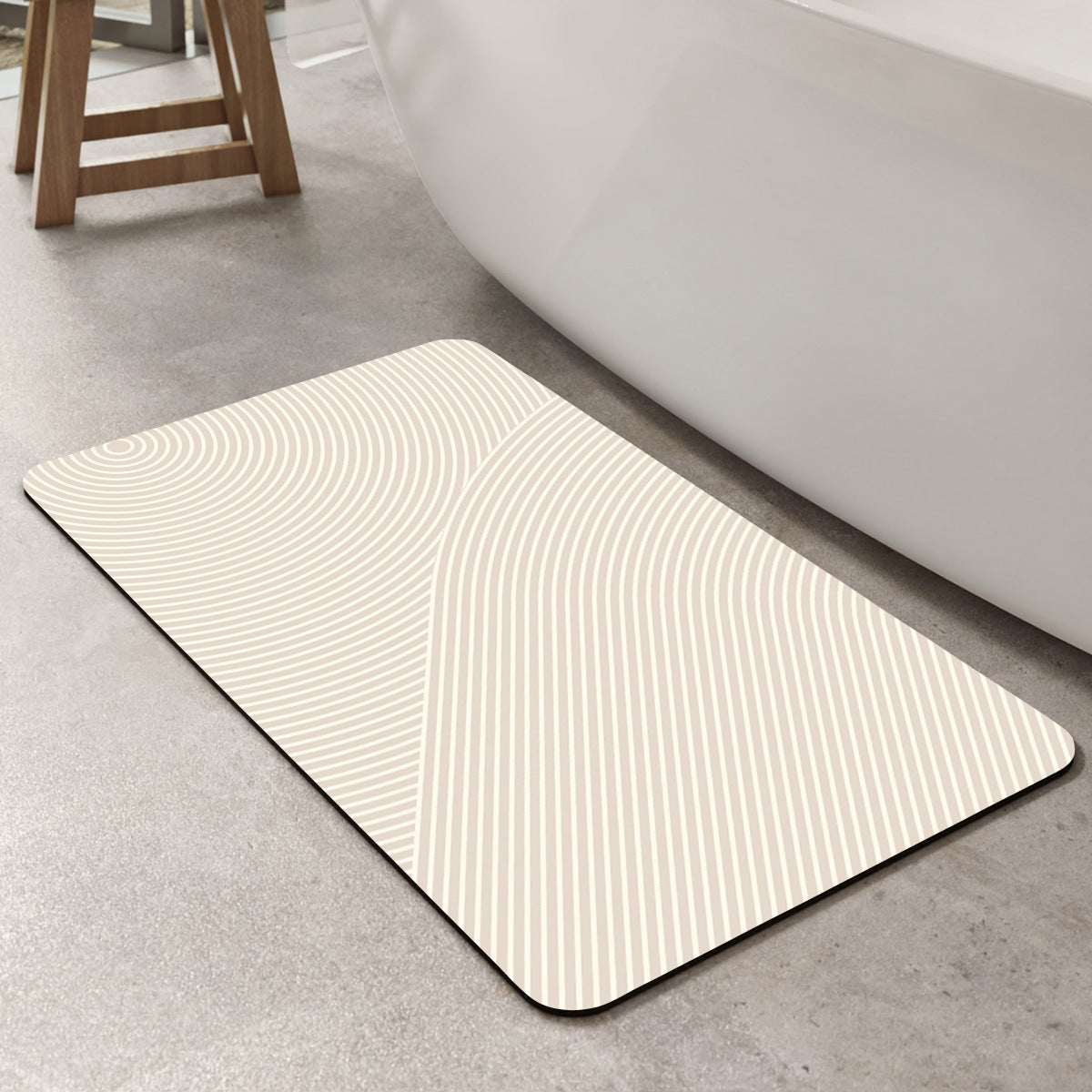 Stylische geometrische Muster-Badmatte Brehn