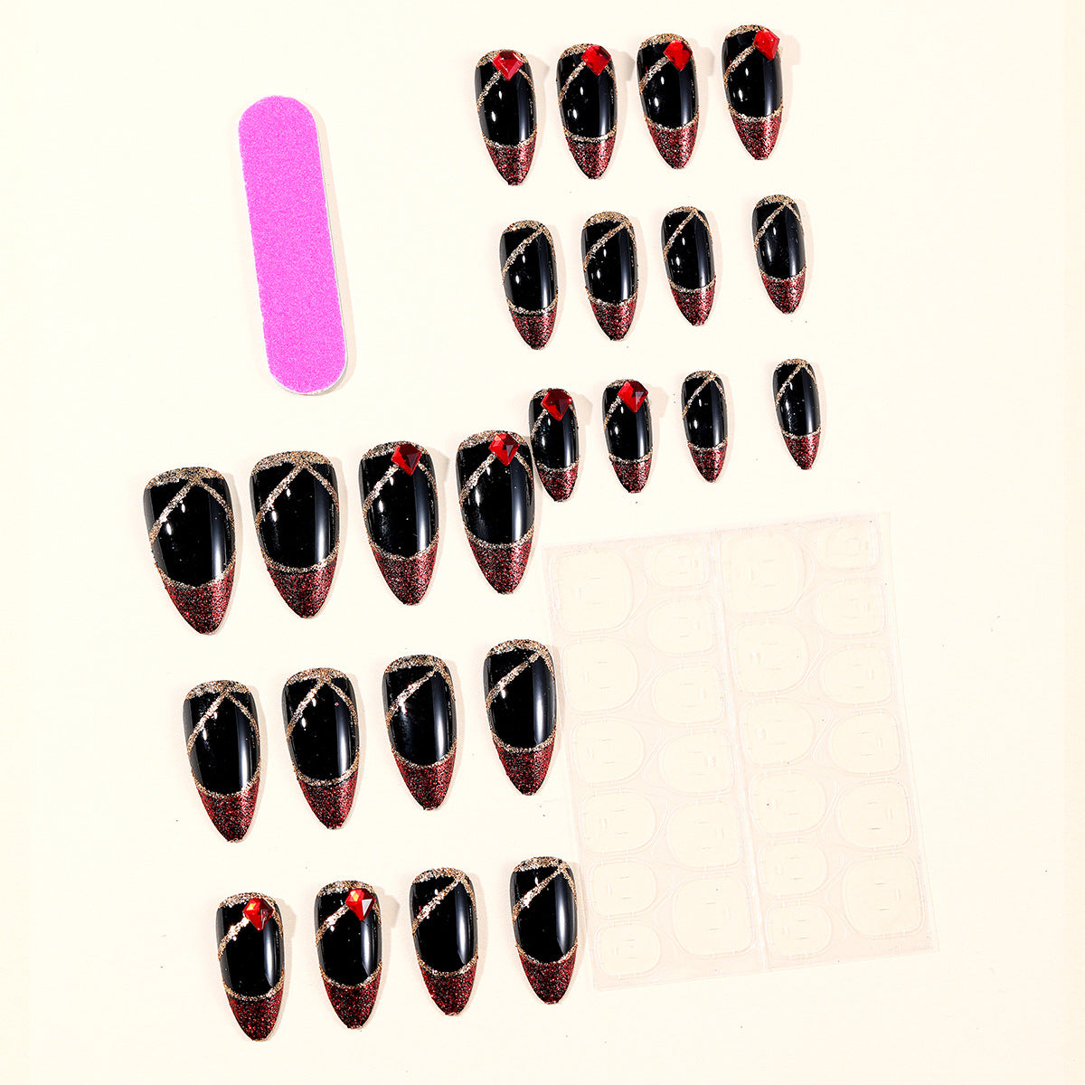 Künstlerisches Stiletto Nagelkunstset Brehn