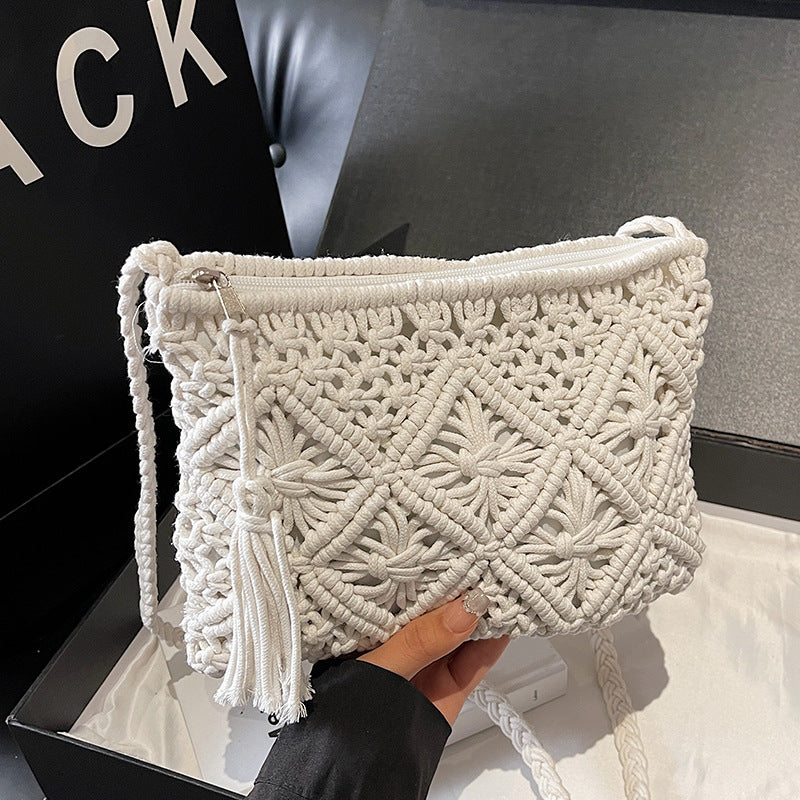 Bohemian Makramee Clutch-Tasche