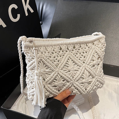 Bohemian Makramee Clutch-Tasche