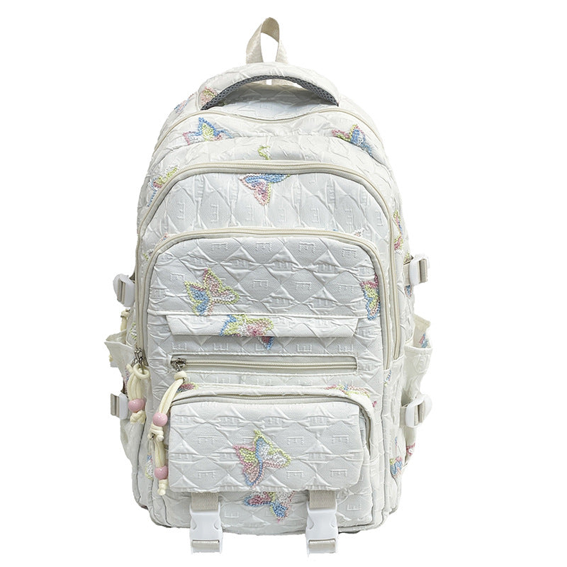 Stylischer Rucksack mit Schmetterlingsverzierung
