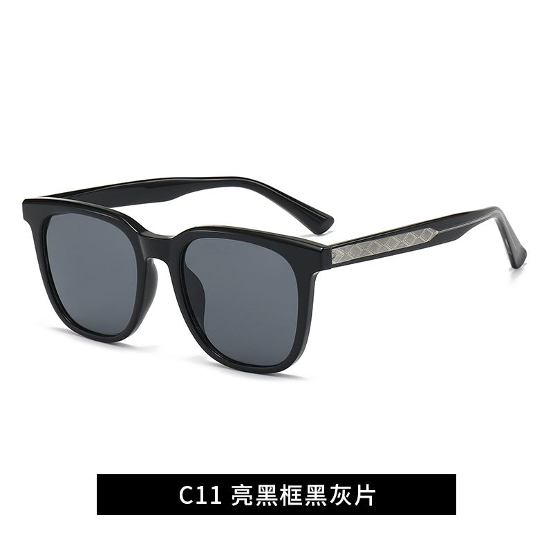 Damen modische Sonnenbrille im modernen rechteckigen Stil Brehn