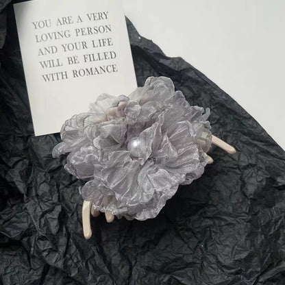 Floral Chiffon Haar Klaue Clip Brehn