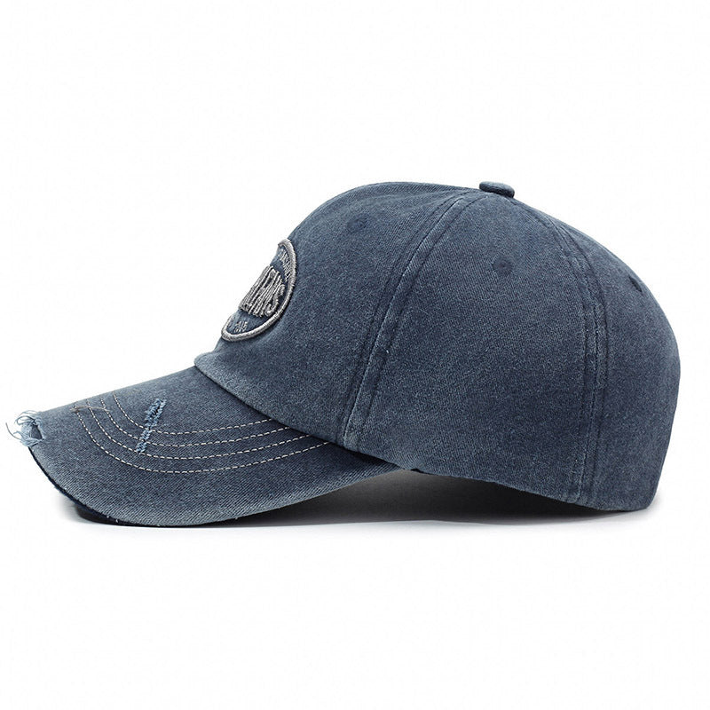 Damen Zerrissene Baumwoll-Baseballmütze Brehn 1784083760