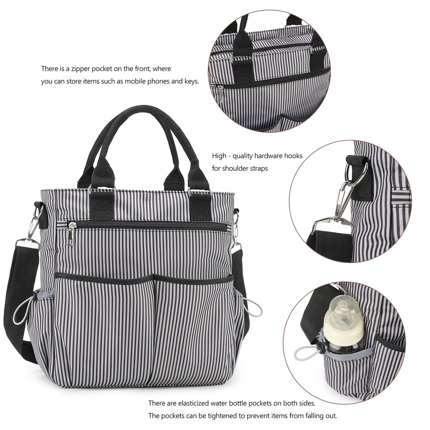 Multifunktionale Handtasche mit Kreditkartenfächern Brehn