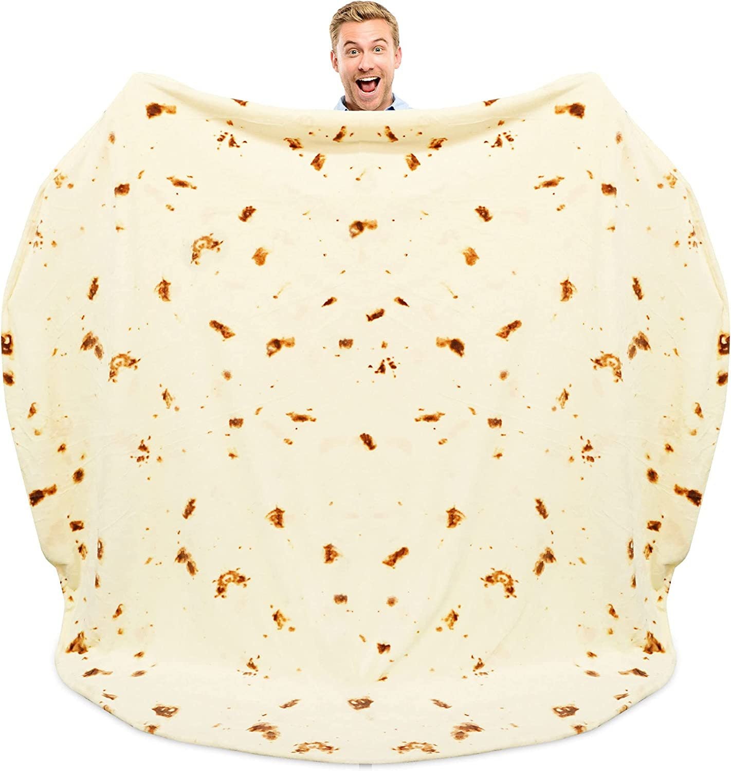 Unisex Fun-Decke im Tortilla-Design Brehn