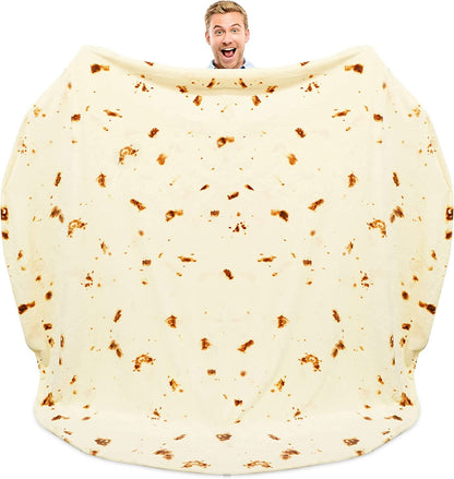 Unisex Fun-Decke im Tortilla-Design Brehn