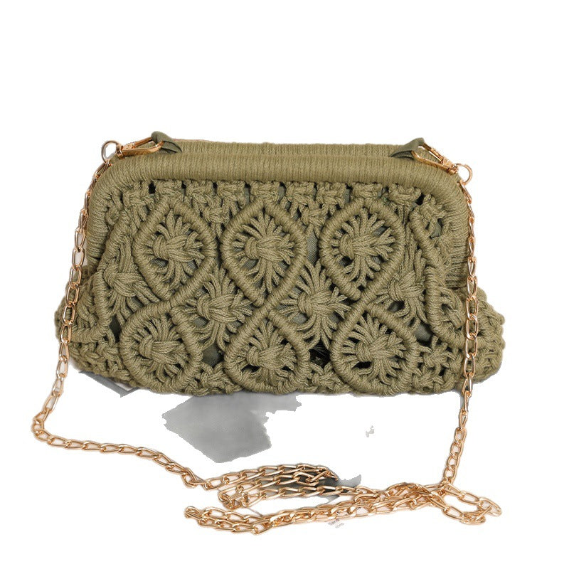Handgeknüpfte Umhängetasche Im Boho-Stil Brehn