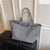 Stilvolle Karierte Utility Tote Bag Brehn