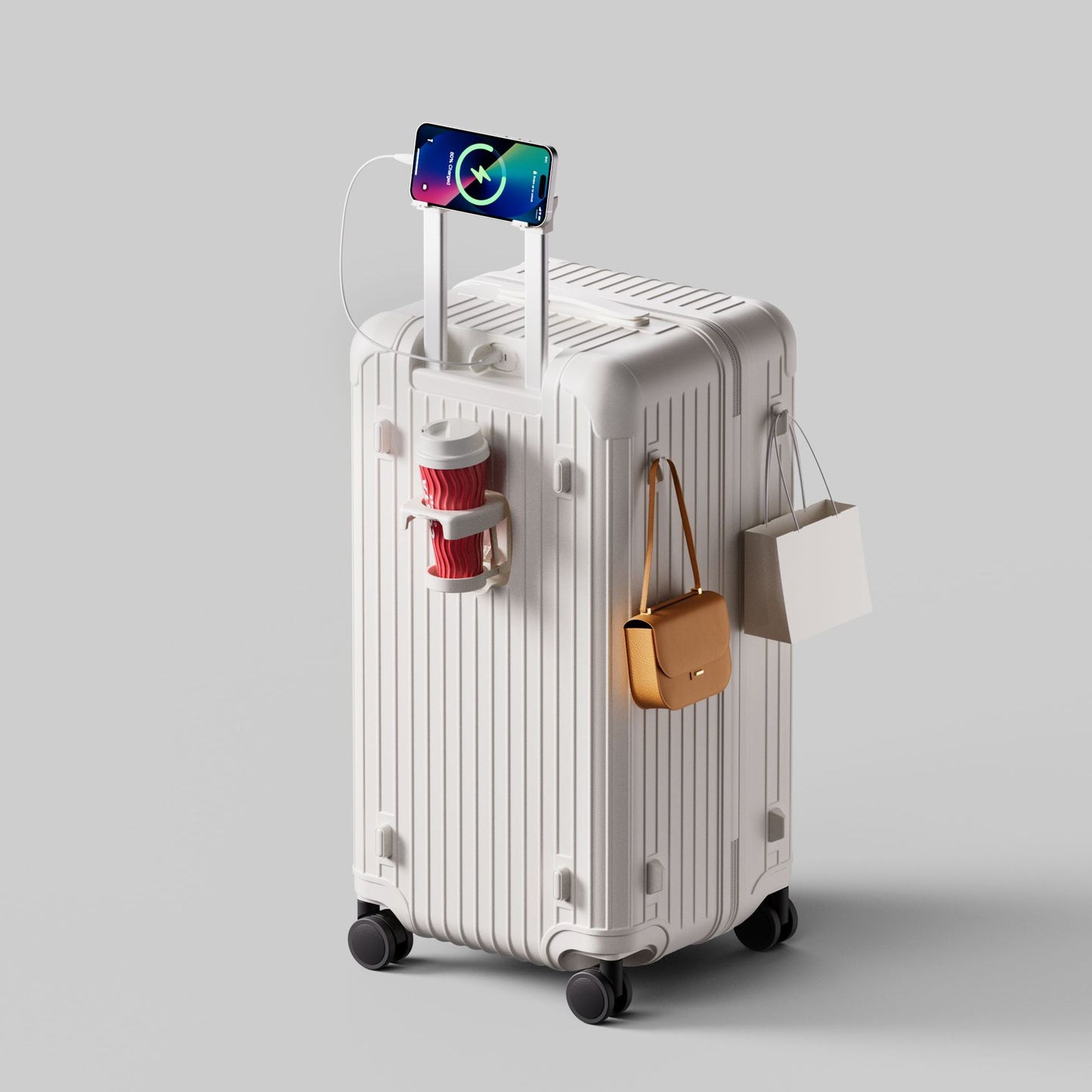 Smart Hartschalen-Reise-Trolley-Koffer