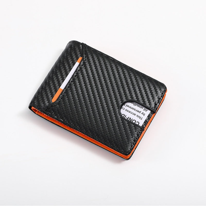 RFID-blockierende Leder-Brieftasche Brehn