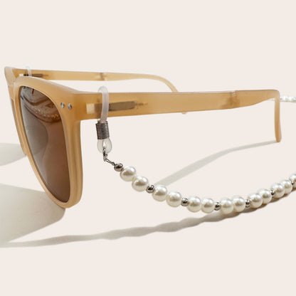Metall Perlen Brille Kette Brehn