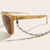 Metall Perlen Brille Kette Brehn