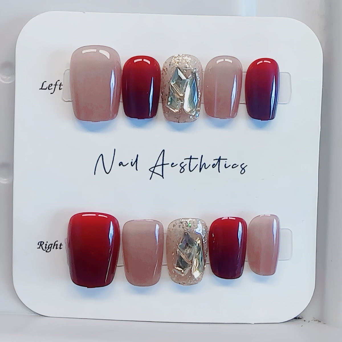 Elegantes Press-On-Nageldesign Brehn