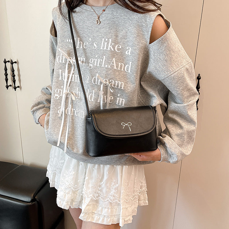 Minimalistische Schleifen-Detail Crossbody-Handtasche Brehn
