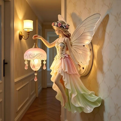 Dekorative Feenfigur mit LED-Licht Brehn