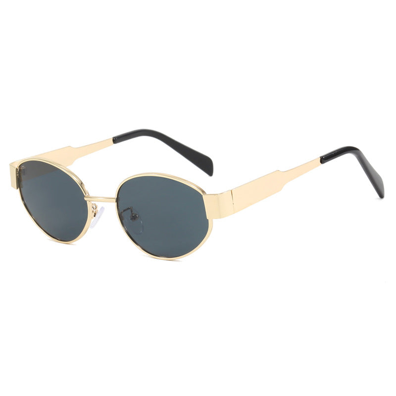 Damen modische Sonnenbrille mit innovativem Geometrie-Design Brehn