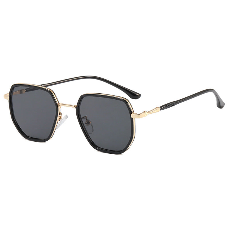 Damen geometrische Sonnenbrille mit elegantem Gläserdesign Brehn