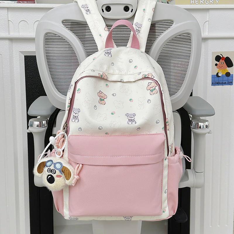 Niedlicher Cartoon-Druck-Rucksack