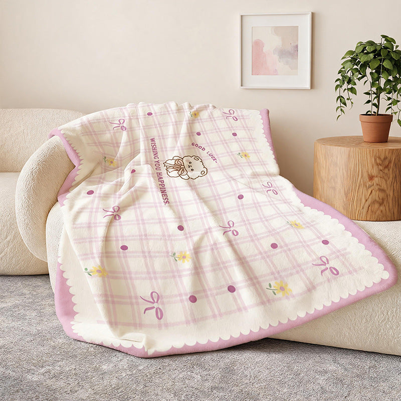 Damen Kuscheldecke aus hochwertigem Mikrofaser Brehn