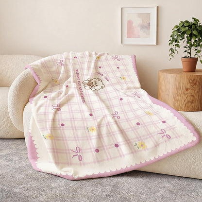 Damen Kuscheldecke aus hochwertigem Mikrofaser Brehn