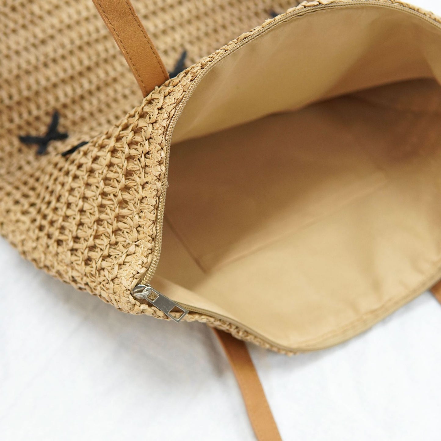Trendige Große Strandtasche mit Originellen Schleifenapplikationen Brehn