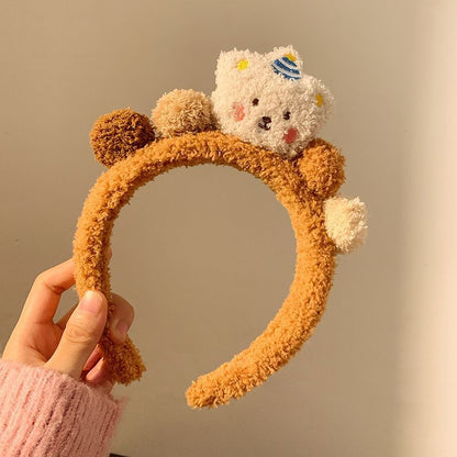Plüsch Bären Haarband Brehn