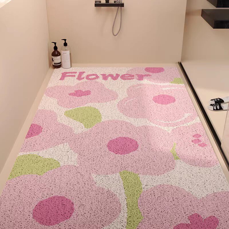 Dekorativer Floral Badevorleger