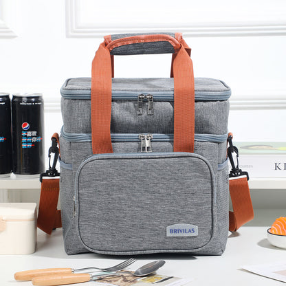 Multi-Fächer-Isolierte Lebensmittel Kühlertasche Brehn