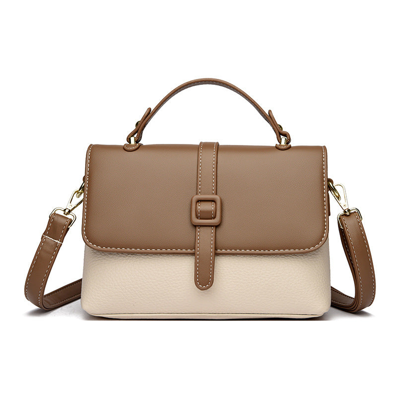 Elegante Zweifarbige Handtasche Brehn