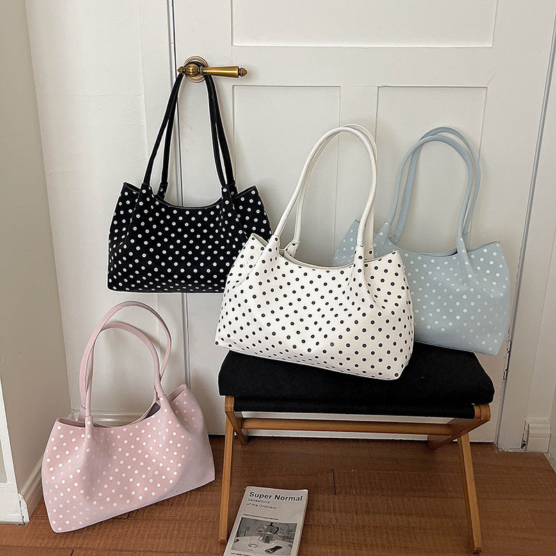 WoChic Polka Dot Schultertasche Brehn