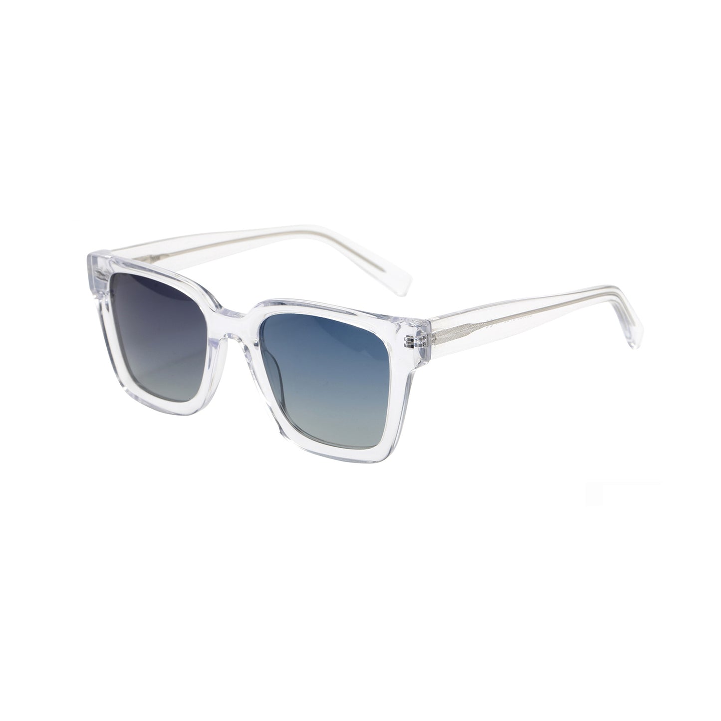 Damen zeitgenössische Sonnenbrille mit abgerundeten Ecken und UV-Schutz Brehn