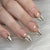 Dekorative Stiletto Druck-Nagelkunst Brehn