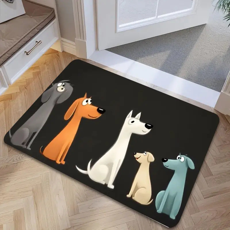 Künstlerische Katzen-Themenbereichsmatte