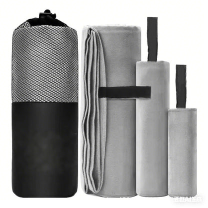 Damen hochwertiges Mikrofaser-Reisehandtuch Set Brehn