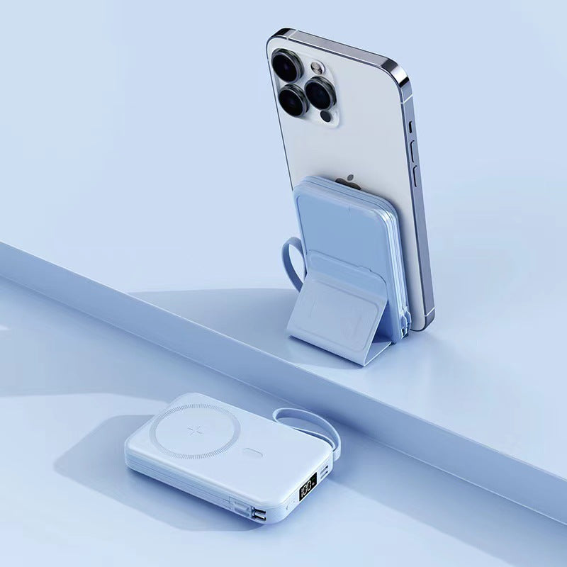 Tragbare Powerbank mit Magnetischer Halterung und Schnellladefunktion Brehn