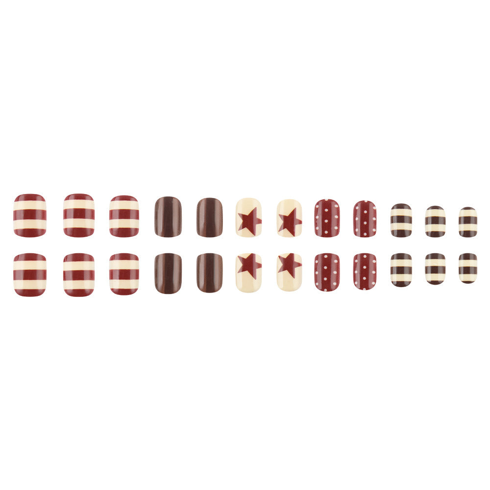 Festliches geometrisches Nagelkunstset Brehn