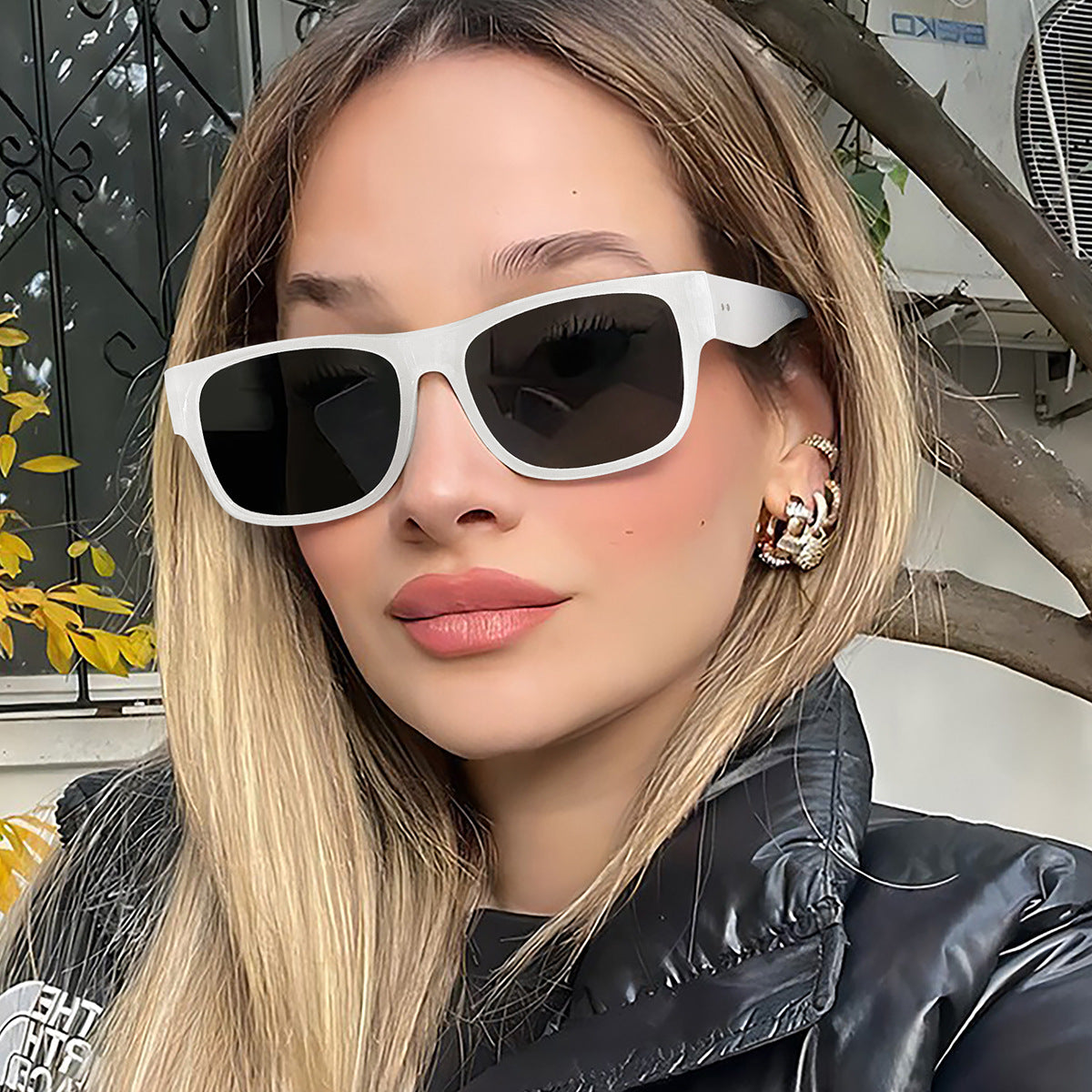 Damen modische Sonnenbrille mit stylishen polarisierenden Gläsern Brehn