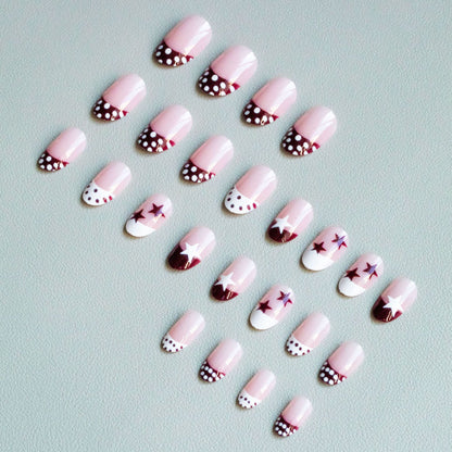Künstlerisches Stern- und Punkt-Nagelkunst-Set