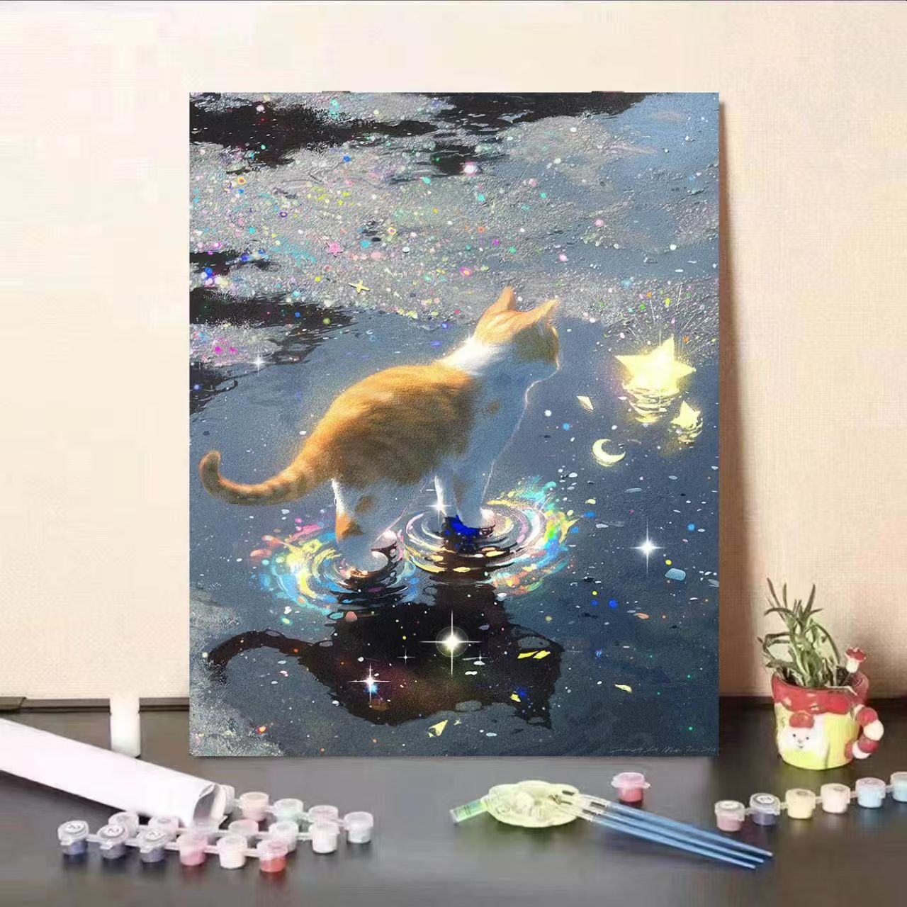 DIY Starry Night Malen nach Zahlen Kit Brehn