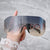Fashion Statement Breitkrempige Schild Sonnenbrille Brehn