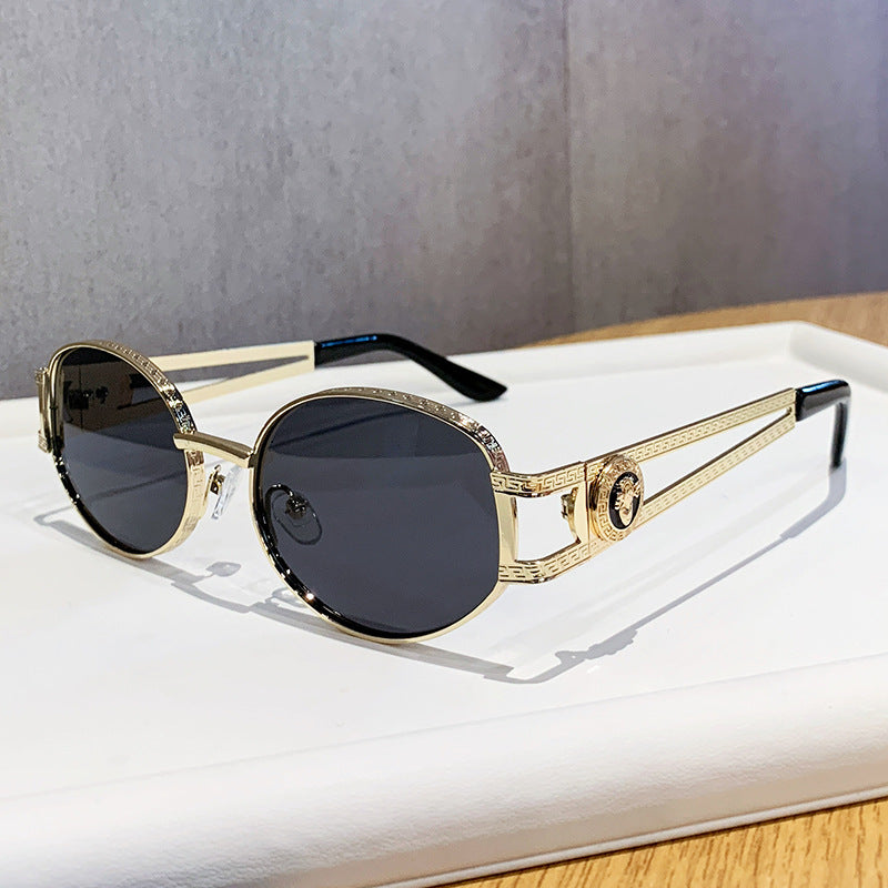 Damen elegante Sonnenbrille mit luxuriösem Rahmen und filigranem Design Brehn
