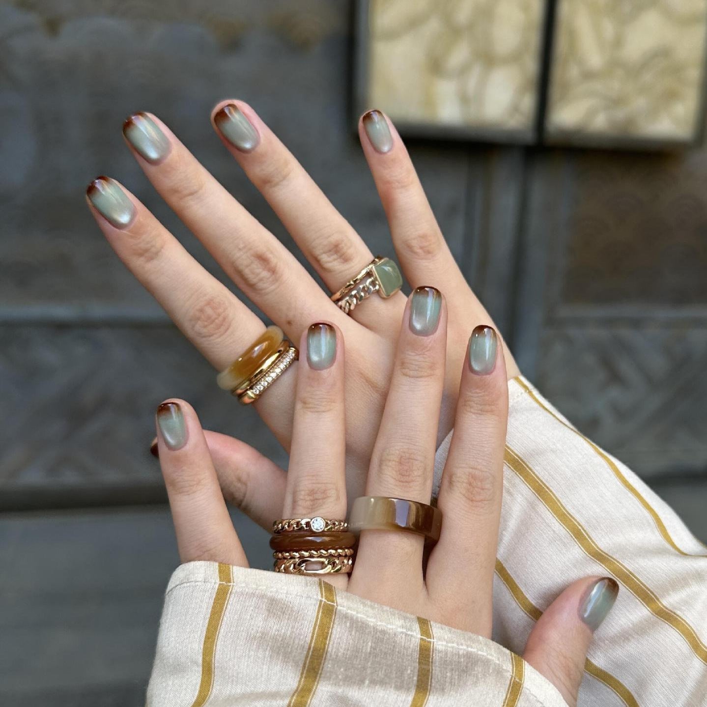 Glamouröse Kunstnägel Im Eleganten French-Style Brehn