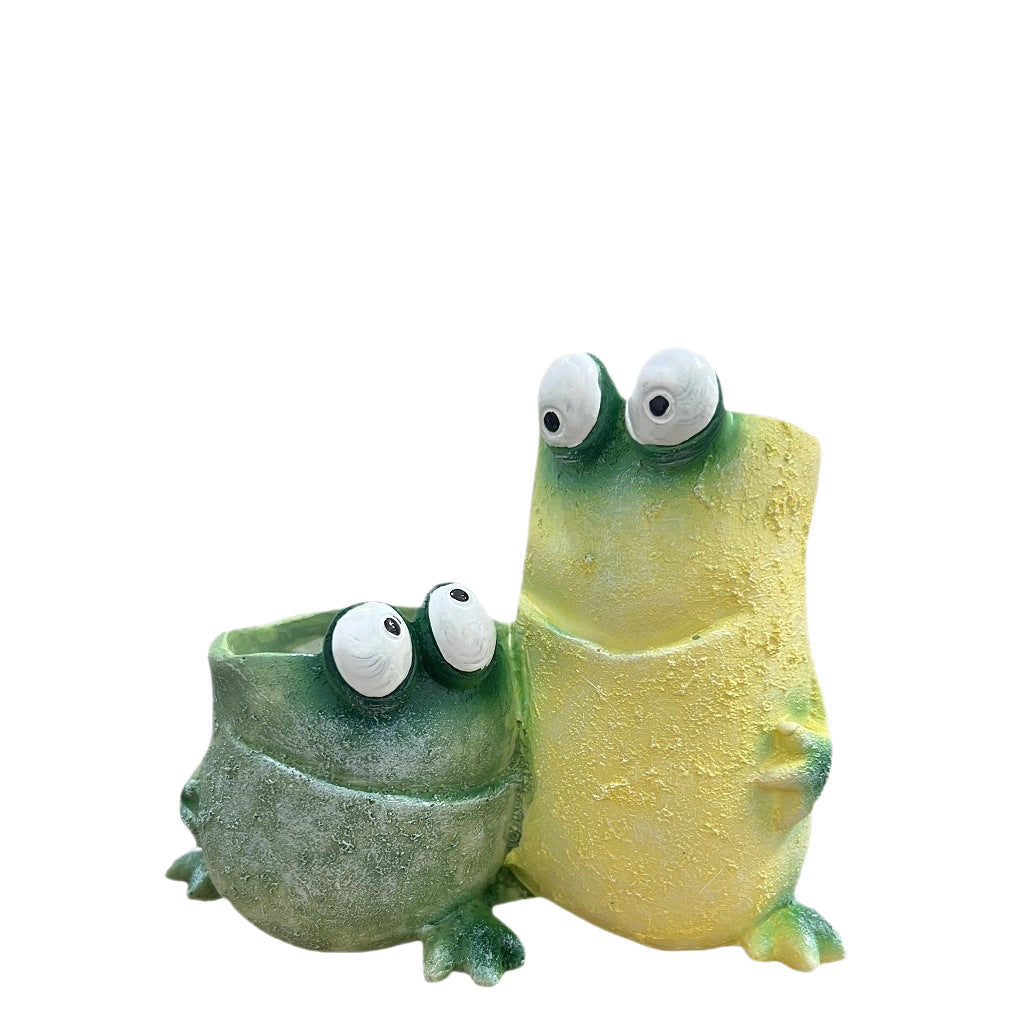 Dekorative Pflanzenübertopf in Froschdesign Brehn