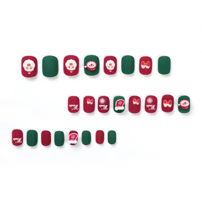 Weihnachtsnagelkunst mit festlichem Design Brehn