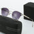 Damen runde Vintage-Sonnenbrille mit hochwertigem Metallrahmen und robustem Design Brehn