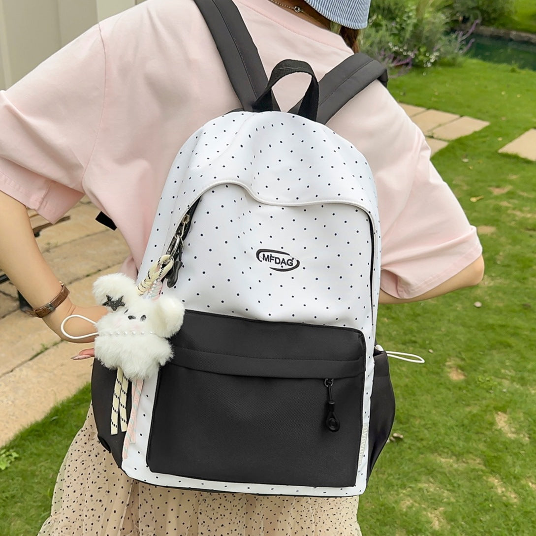 Stylischer gepunkteter Rucksack Brehn